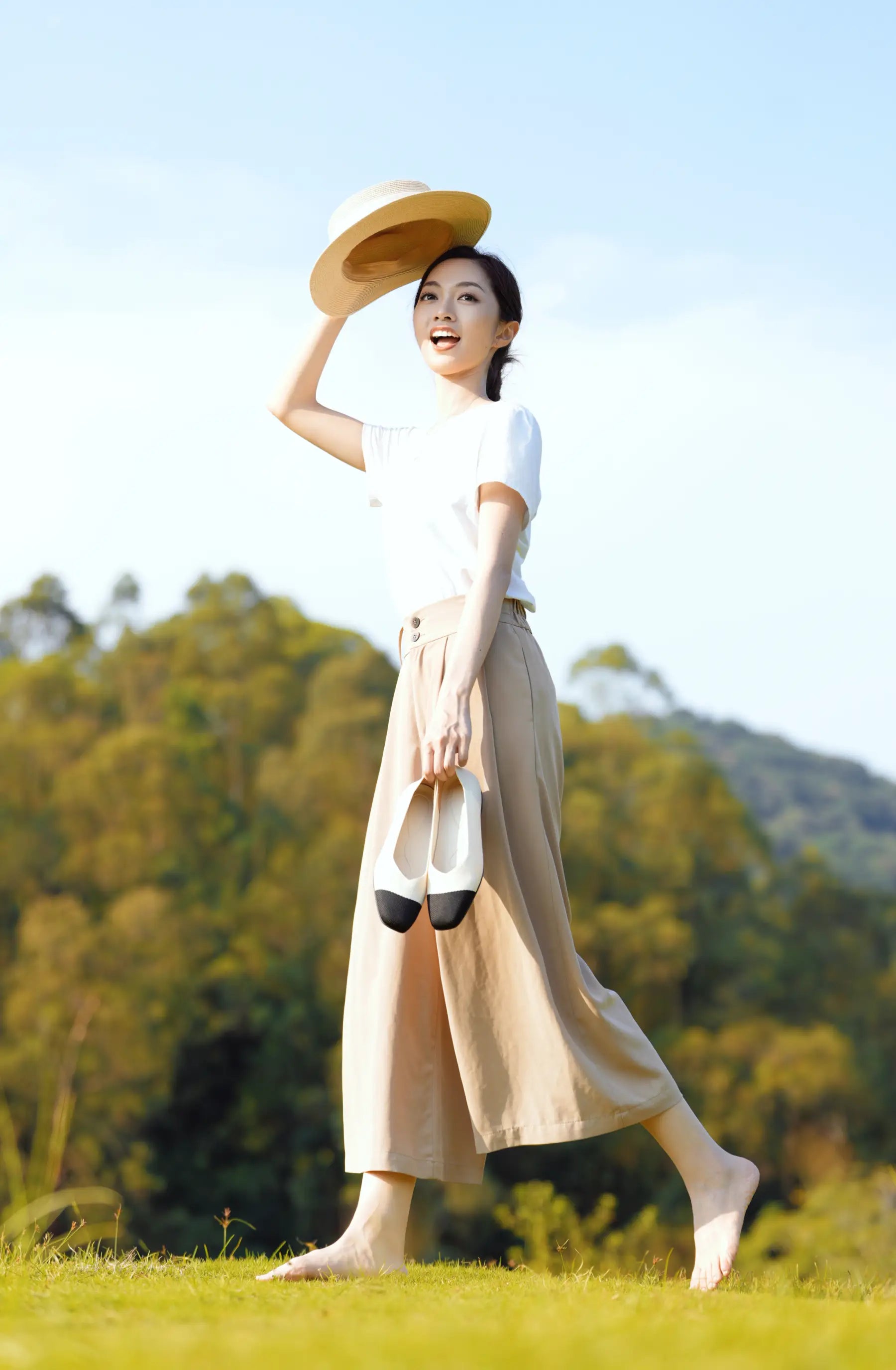 Flyknit Ballet Flats Lightweight Comfortable Daily Shoes