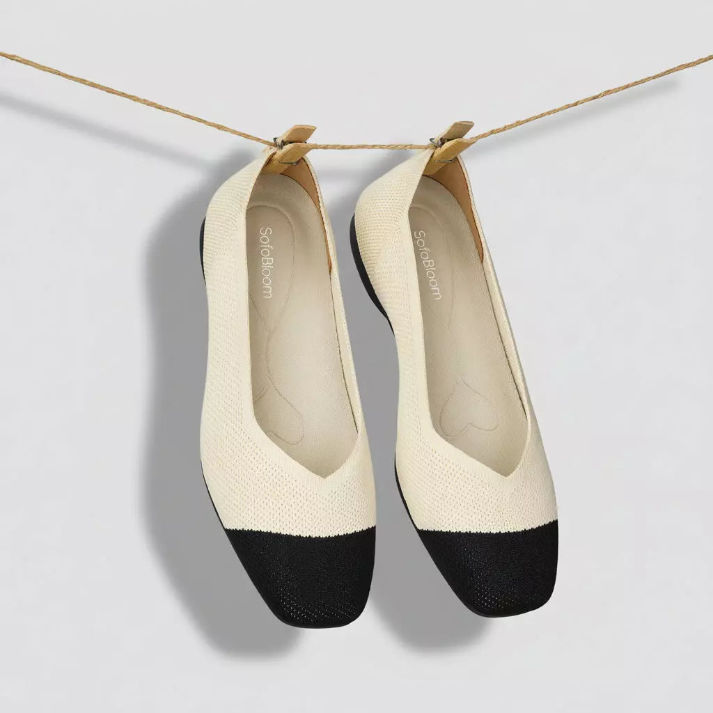 Flyknit Ballet Flats Lightweight Comfortable Daily Shoes