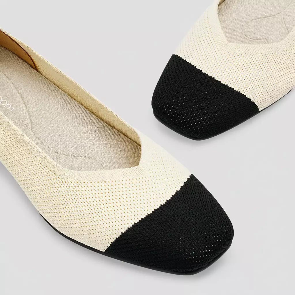 Flyknit Ballet Flats Lightweight Comfortable Daily Shoes