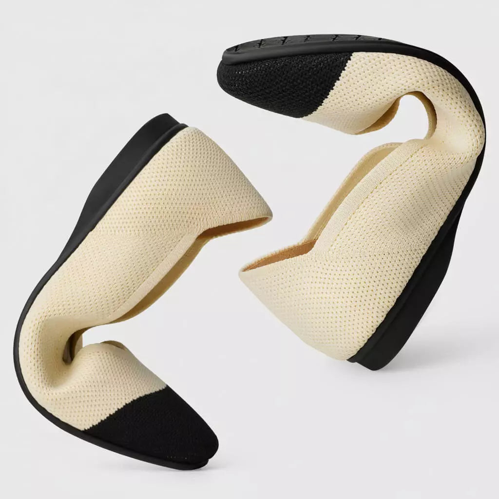 Flyknit Ballet Flats Lightweight Comfortable Daily Shoes