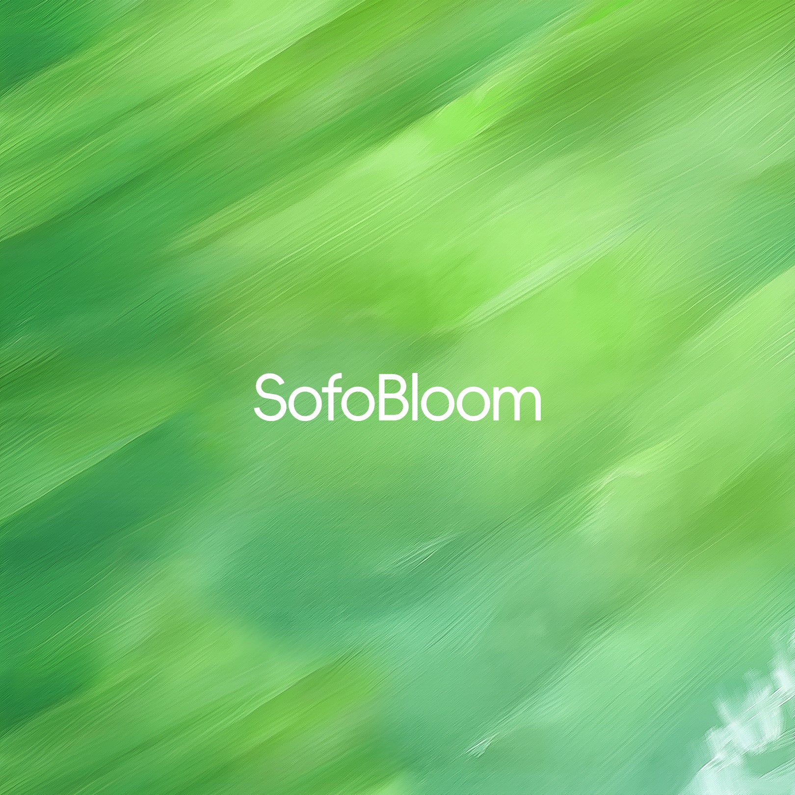 green background logo