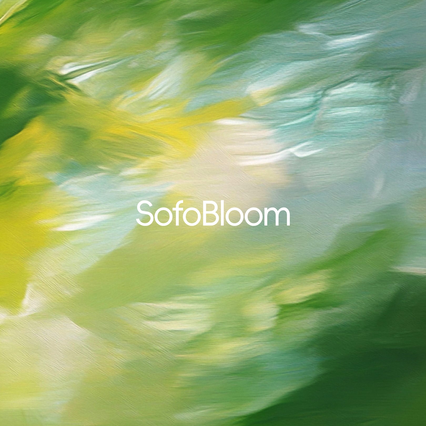 green background logo